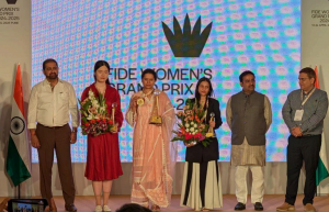 Picture of the winners of FIDE Women's Grand-Prix 2024 -2025